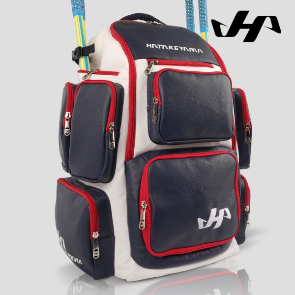 하타케야마 어센틱 프리미엄 알파 매버릭 A-1 타입 백팩 네이비/화이트/레드