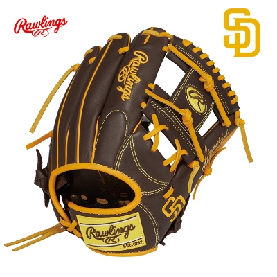 롤링스 유소년 하이퍼테크 MLB팀로고 글러브 GJ5HTMG9M-SPD