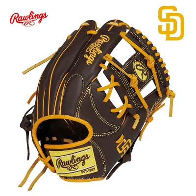 롤링스 유소년 하이퍼테크 MLB팀로고 글러브 GJ5HTMN6L-SPD