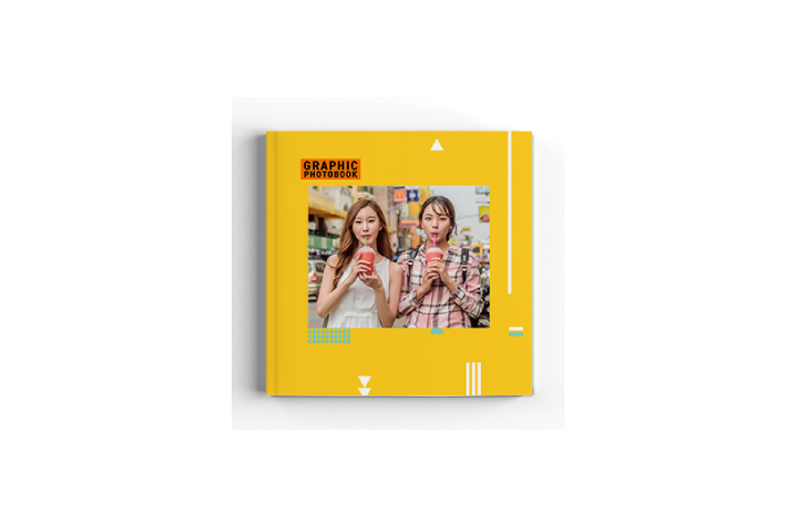 [8x8 하드커버] 그래픽 옐로우