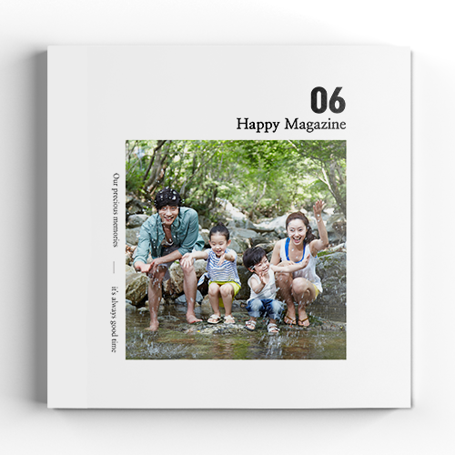 [6X6 소프트커버] 해피매거진