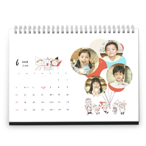 [양면달력] 6x8 즐거운생활