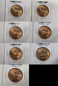멕시코 1963-1965년,1969,1970,1973년 20 Centavos, 7개년도 미사용 (KM#441 / 10g / Bronze / 28.5mm )
