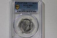 이라크 1938년 50필스 은화 PCGS 63 미사용 (KM#104 / 9g / 0.50 Silver / 26.5 mm)