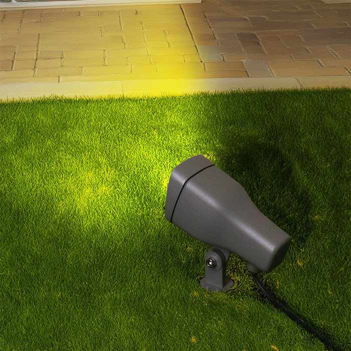 써치 펙 투사등 ( 그레이 )<BR>( LED GU10 사용 )