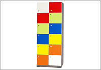 칼라목재 2열5단 10인사물함