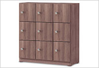 목재3열 3단 9인사물함