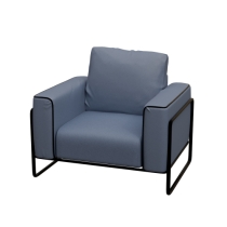 솔리드 소파 (딥블루-1인/3인)