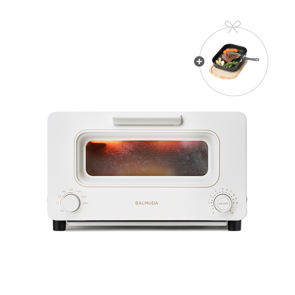 [2026 고객감사제 회원전용] BALMUDA The Toaster<p>(White)+그릴팬