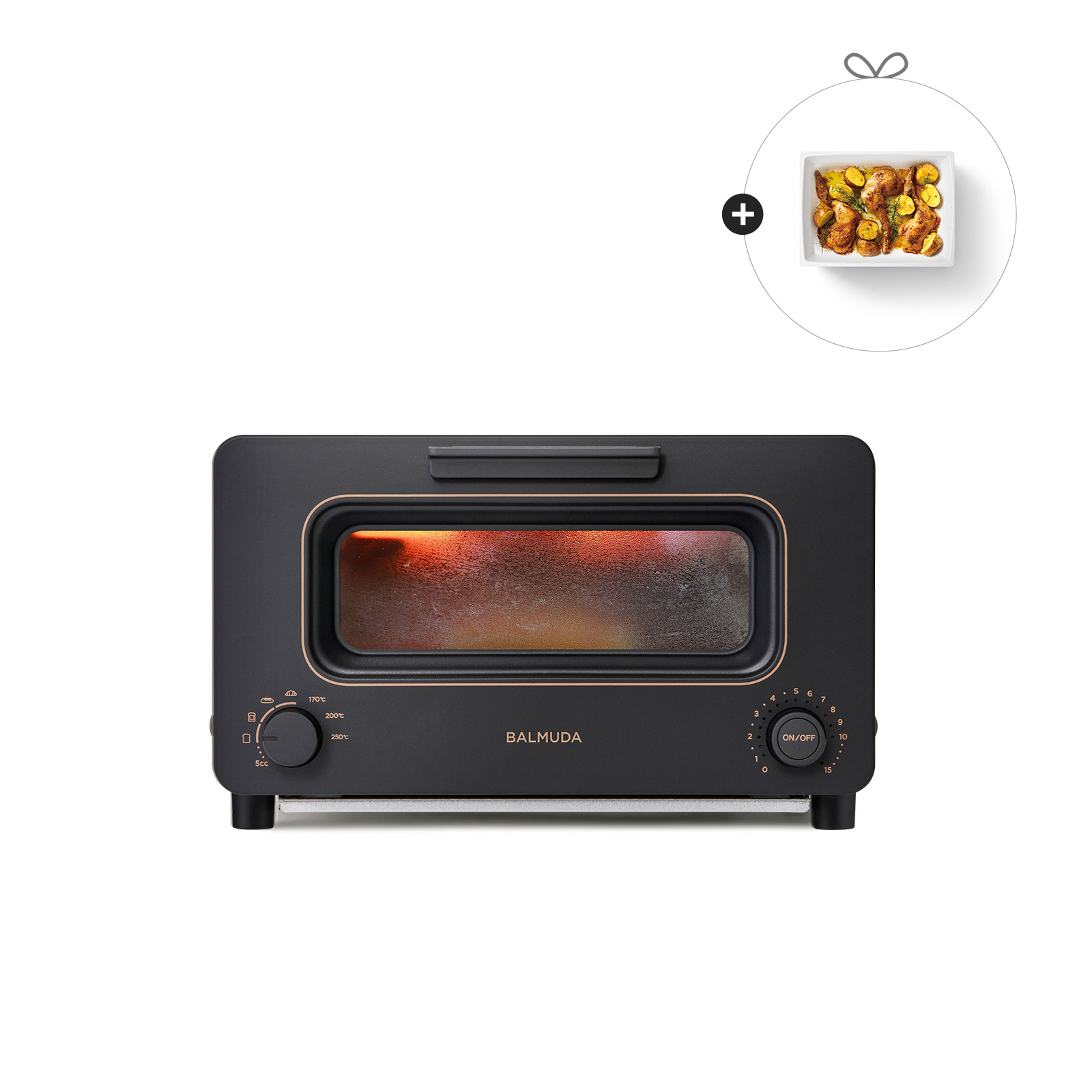 BALMUDA The Toaster<P>(Black)<P>+ 그라탕기