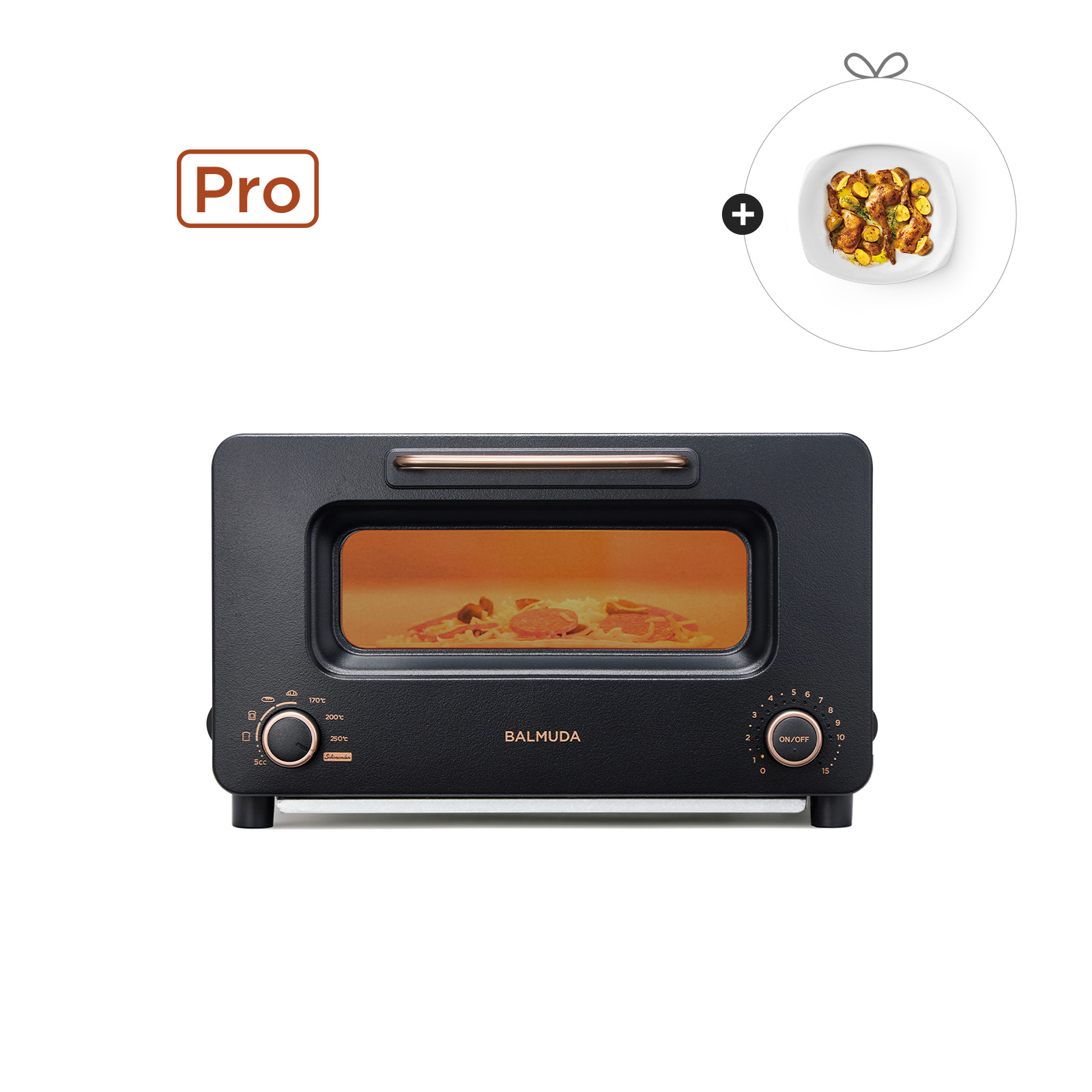 BALMUDA The Toaster Pro(Black)<P>+살라만더 트레이