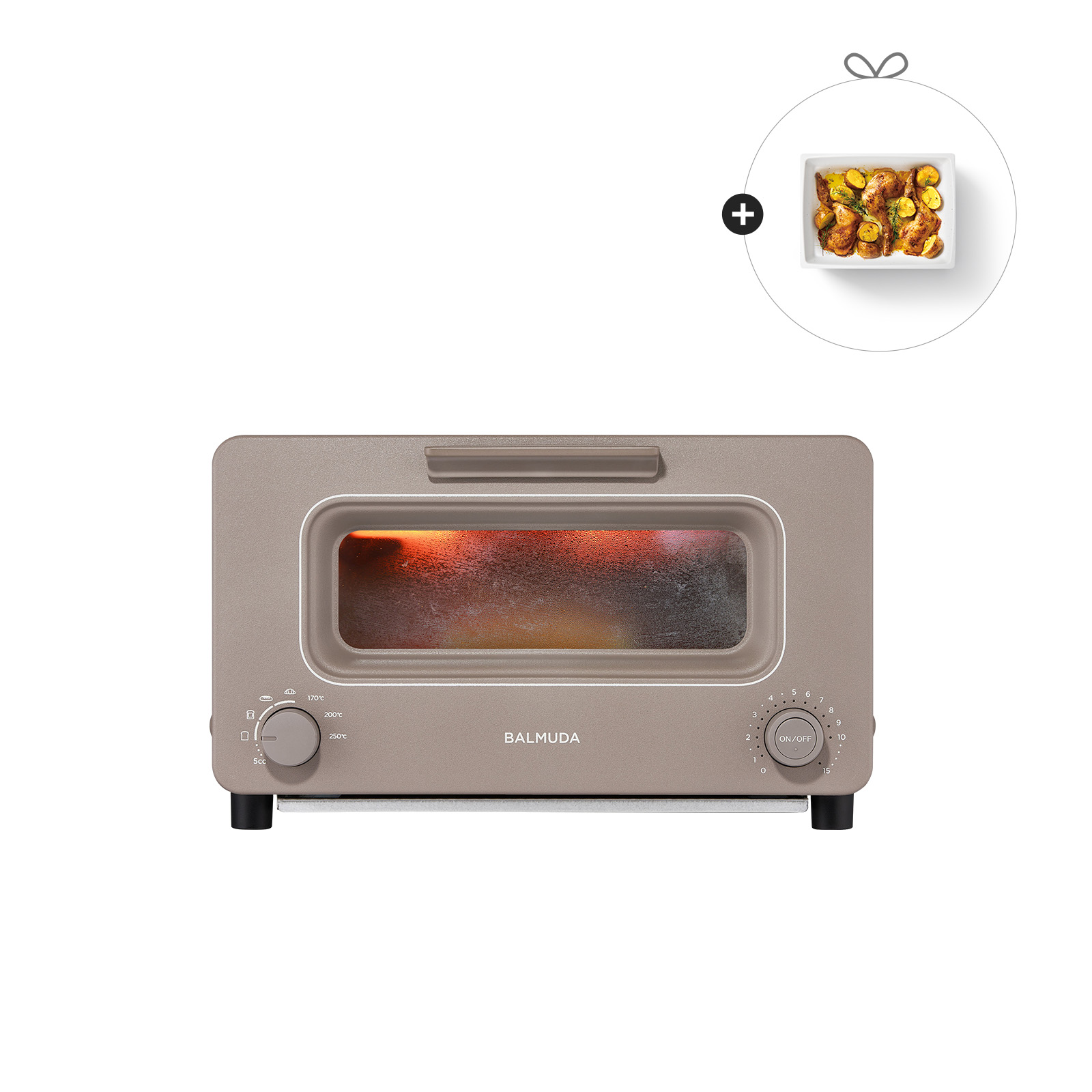 BALMUDA The Toaster<P>(Chocolate)<P>+그라탕기