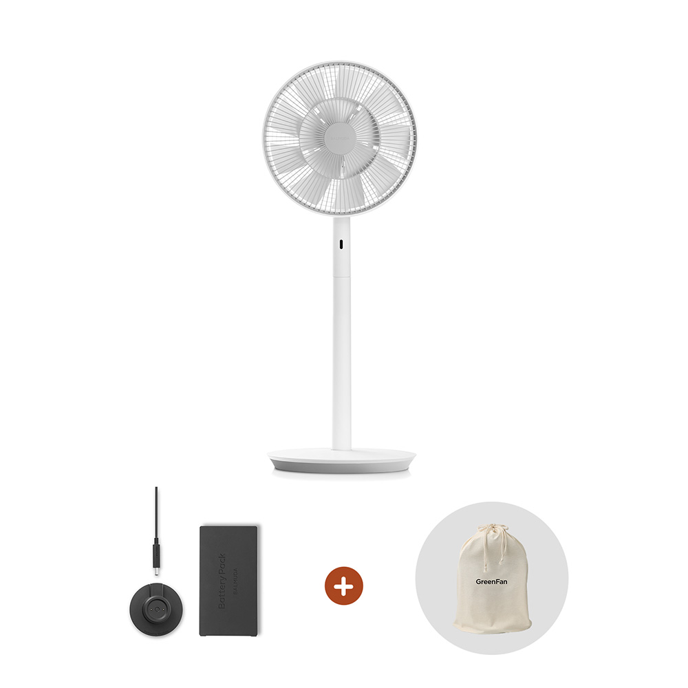 GreenFan S (WhitexGray)배터리&독 패키지+ 그린팬S 전용 보관백