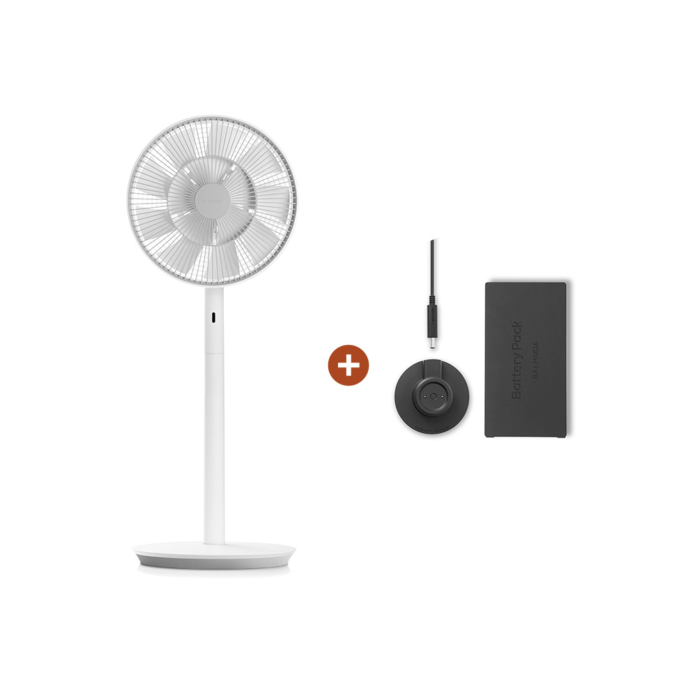 GreenFan S (WhitexGray)배터리&독 패키지