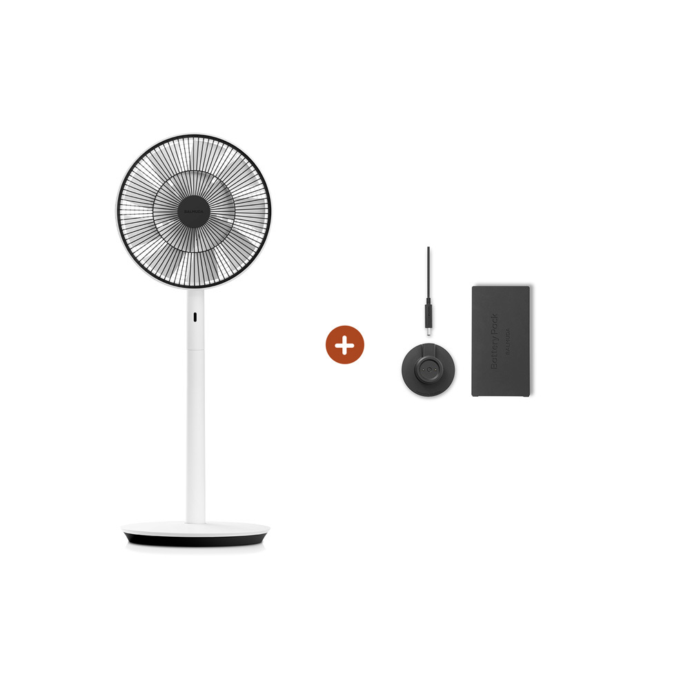 GreenFan S (WhitexBlack)배터리&독 패키지