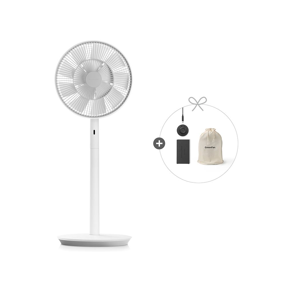 GreenFan S (WhitexGray)+배터리&독+전용보관백 패키지