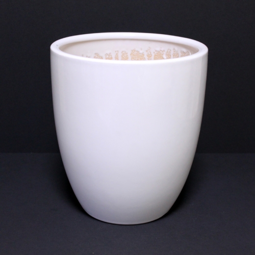 유광 흰색 화분 높이23cm