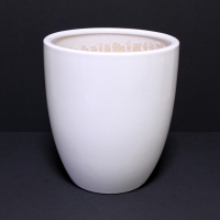 유광 흰색 화분 높이23cm