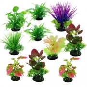 인조수초 조화 10cm 전후 5개/10개 어항장식품 (랜덤)