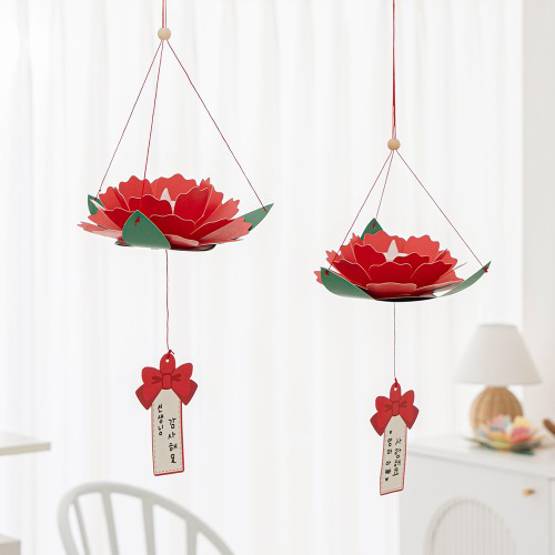 [10117]종이꽃 카네이션 무드등[G-1]