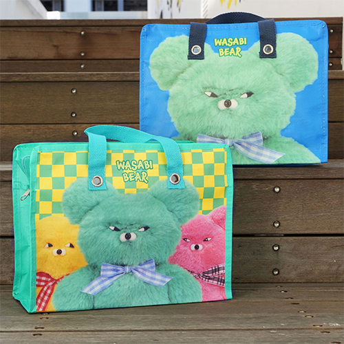 [10369]5000와사비베어 타포린쇼핑백(소)[2D-4]