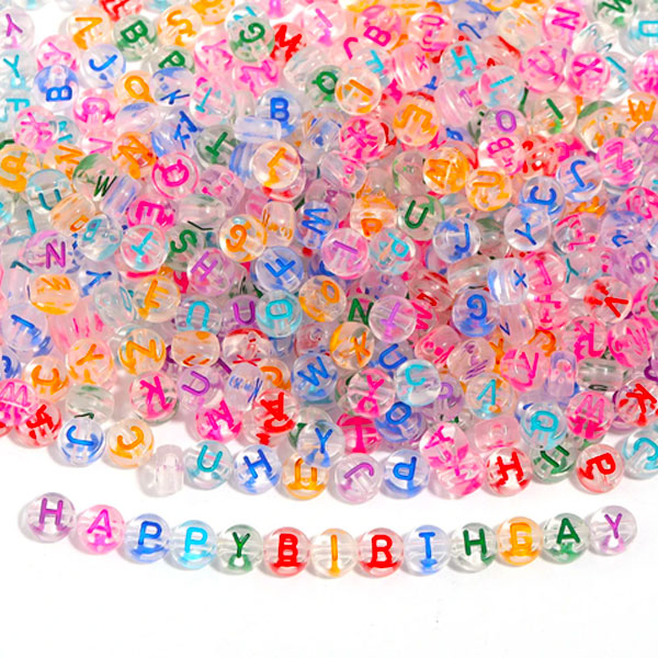 [10598]알파벳비즈원형납작100g[G-10]