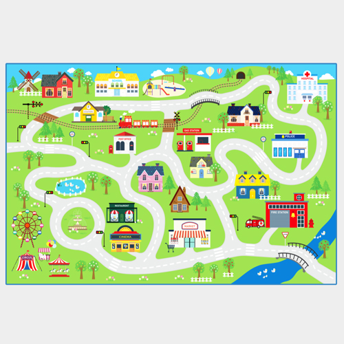 [10996]자동차놀이매트