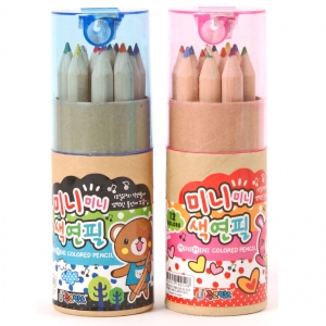 [110501500미니미니색연필(원통) [D-8]
