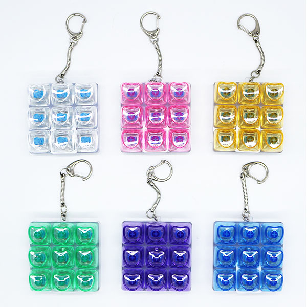 [11128]7000불빛투명하트캡키링[B-8]