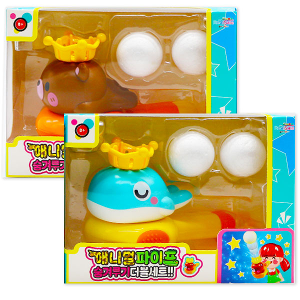 [11214]6000애니멀파이프 숨겨루기 더블세트[B-9]