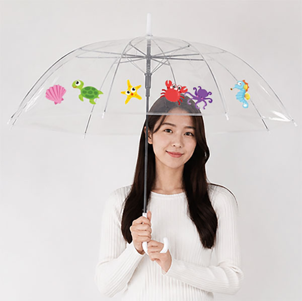 [11772]투명우산_8개[별]
