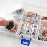 데일리하트 6칸 도무송 케이스 스티커보관함