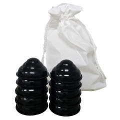 실리콘부항기 중형 10P/검정