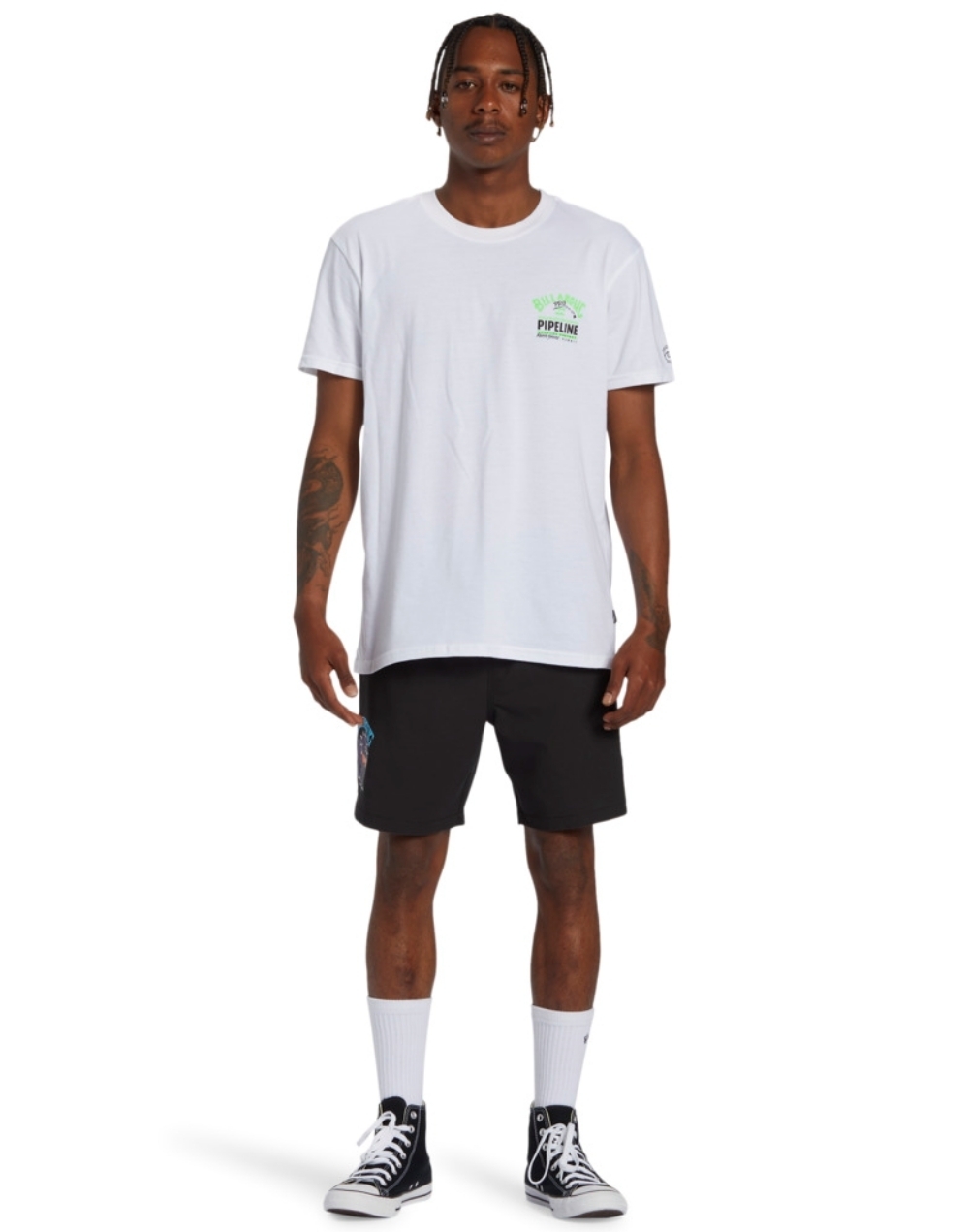 빌라봉 남성 블랙 Billabong X DJ Javier LAYBACKS 보드숏 (AE11BS168BLK)