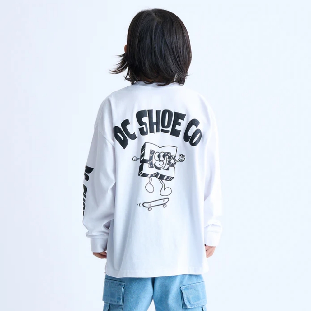 DC 24 KD PLAYTIME LS TEE (BE31KN056WHT)