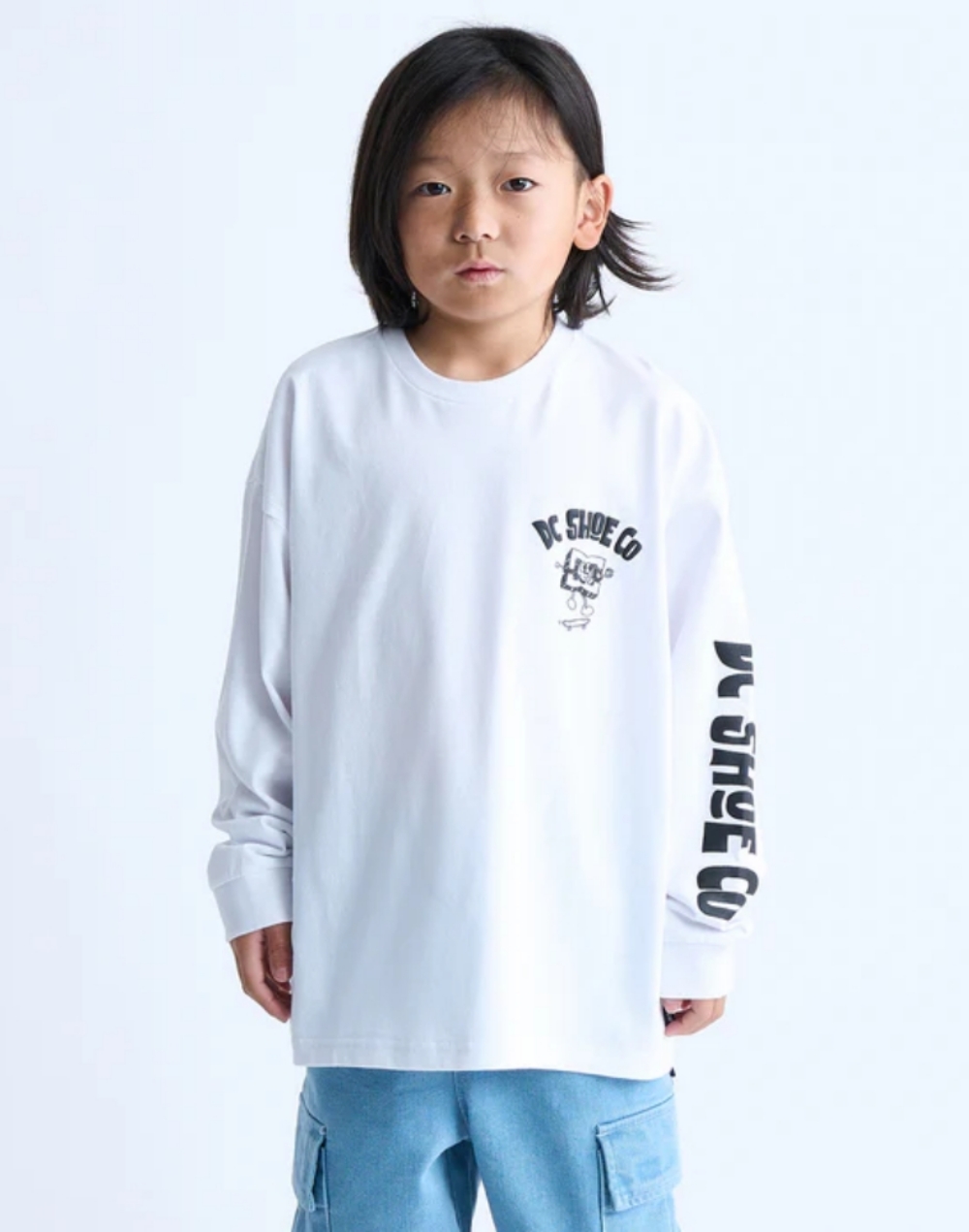 DC 24 KD PLAYTIME LS TEE (BE31KN056WHT)