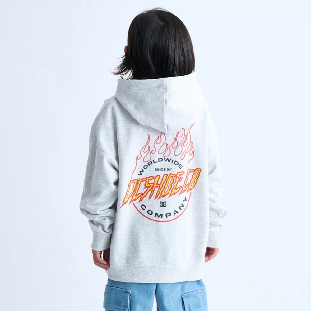 DC 24 KD FIERY PH LS TEE (BE31KN055GRY)