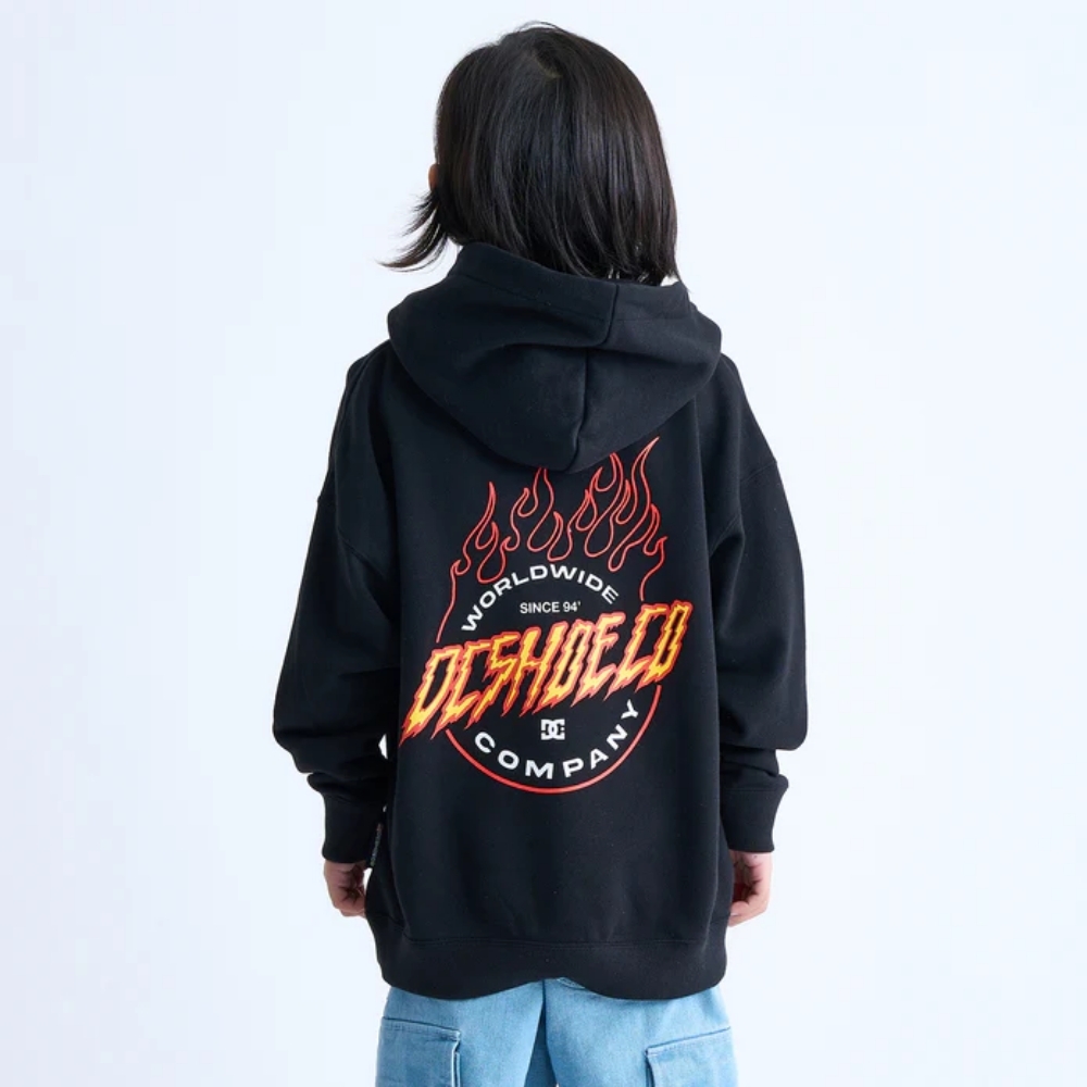 DC 24 KD FIERY PH LS TEE (BE31KN055BLK)