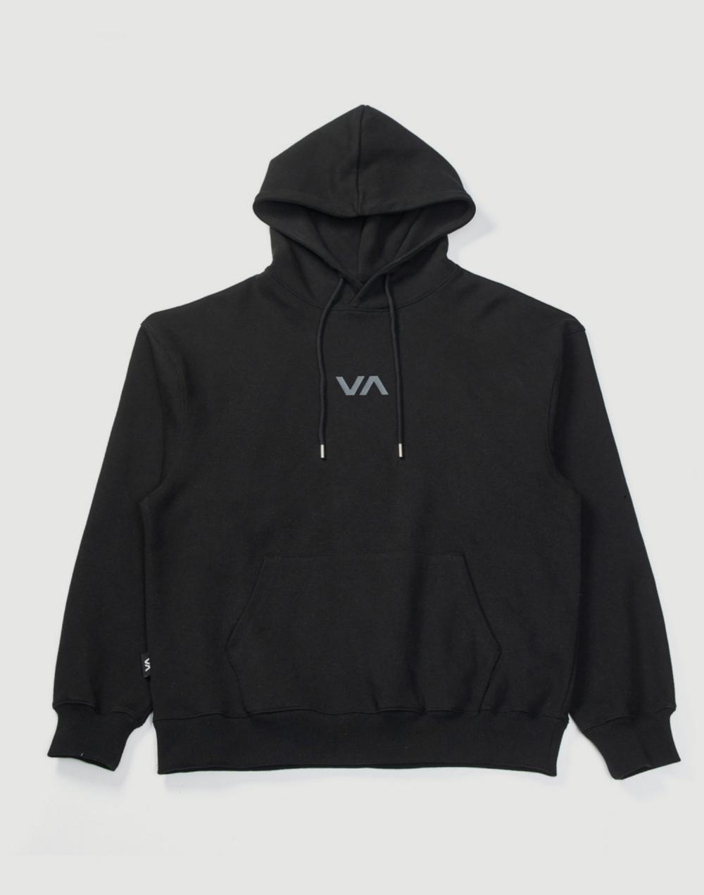 루카 멀티 로고 그래픽 후드티 (VF11HD006BLK)