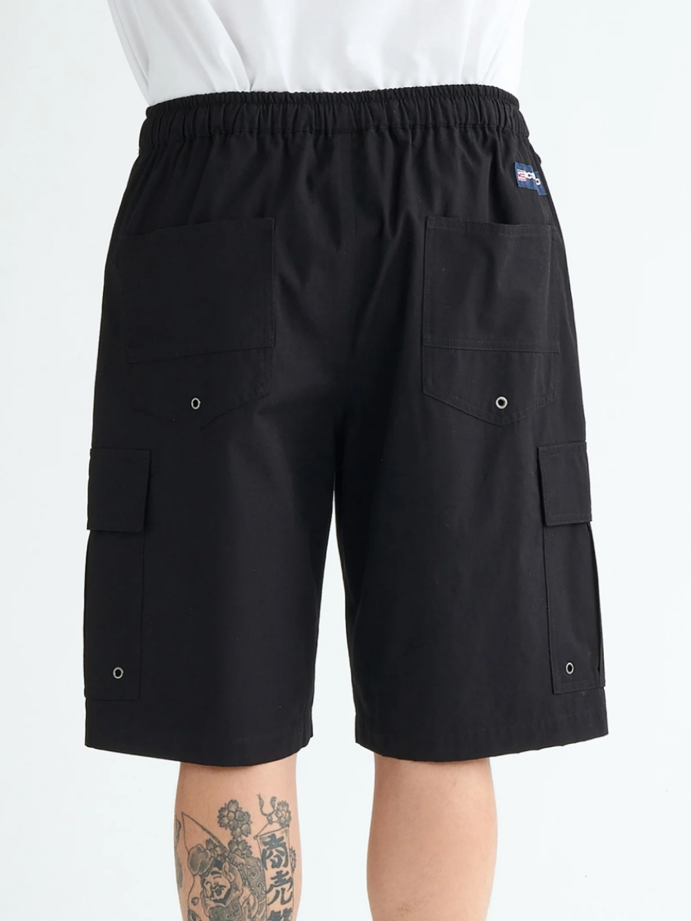 DC 와이드핏 카고 쇼츠 (DF21SS001BLK)