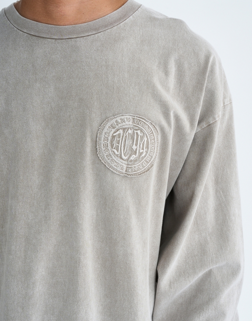 DC 헤비 저지 와이드핏 티셔츠 (DF31LT014BES)