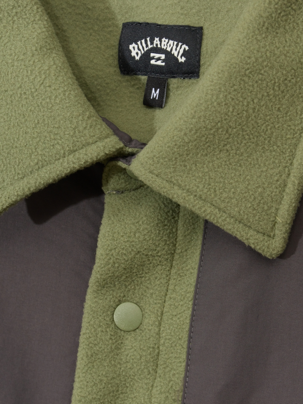 빌라봉 오버핏 플리스 셔츠 (AF31SH066OLV)