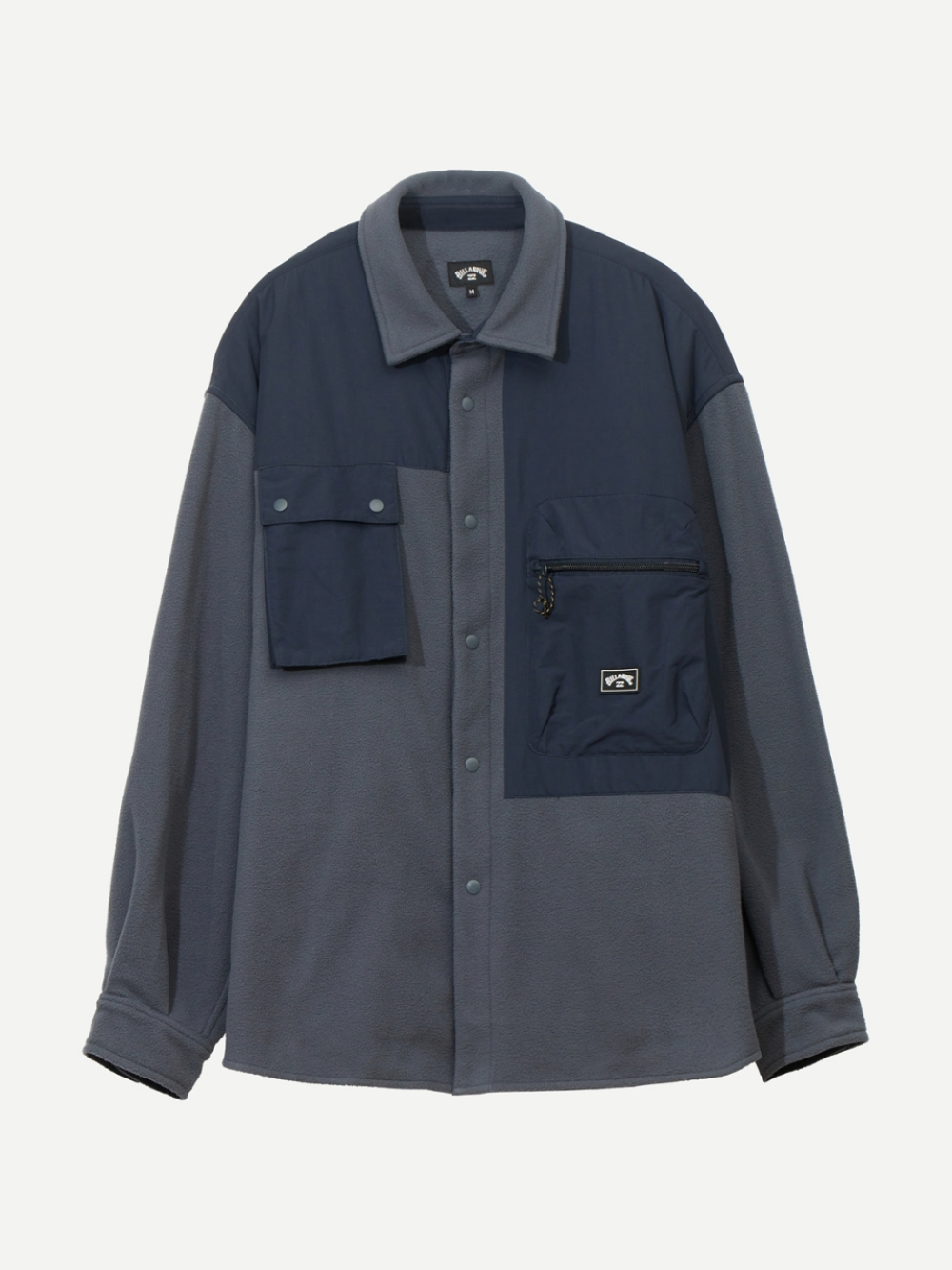 빌라봉 오버핏 플리스 셔츠 (AF31SH066DGR)