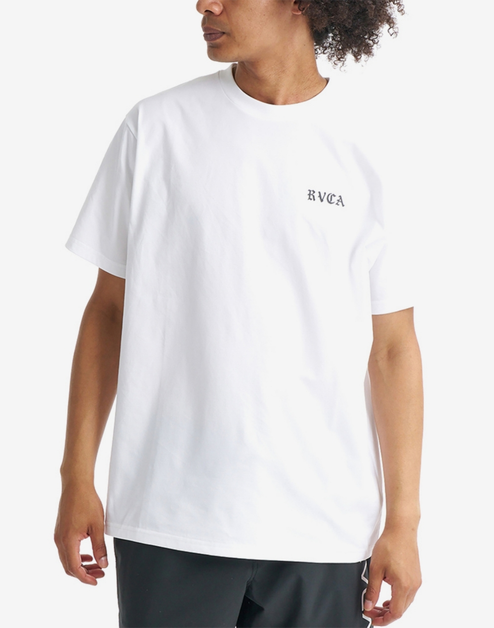 루카 남성 BACK SIDE OE ARCH 반팔 래쉬가드 티셔츠 (VG11RS102WHT)