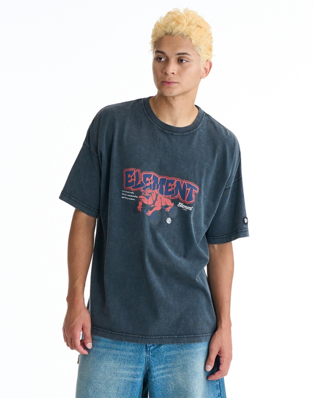 엘리먼트 TAG BULLDOG 반팔 티셔츠 (MG11ST054RBK)