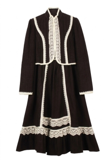1970's Gunne Sax by Jessica Brown Corduroy Prairie Two Piece Set 223242