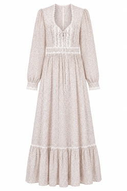 1970's Gunne Sax by Jessica Romantic Prairie Maxi Dress 223250