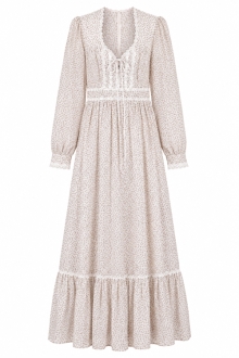 1970's Gunne Sax by Jessica Romantic Prairie Maxi Dress 223250