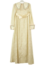 1970's Gunne Sax Ivory Renaissance Maxi Dress 223253