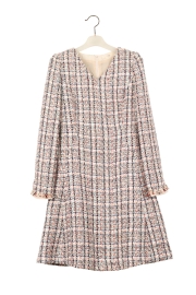 LINE 트위드원피스(S) 코313357